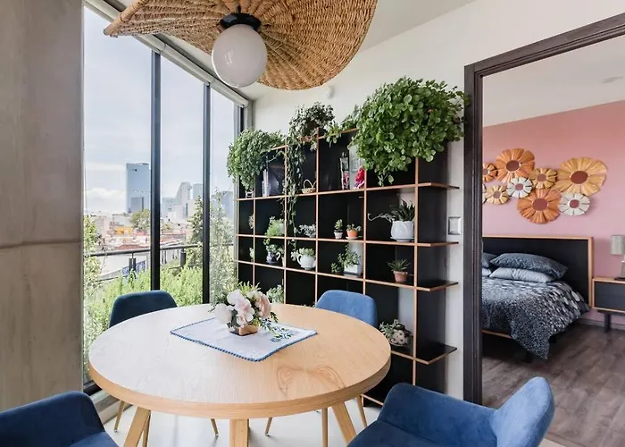 Savor Views Over Breakfast At A Bold, Bohemian Escape Apartamento México DF